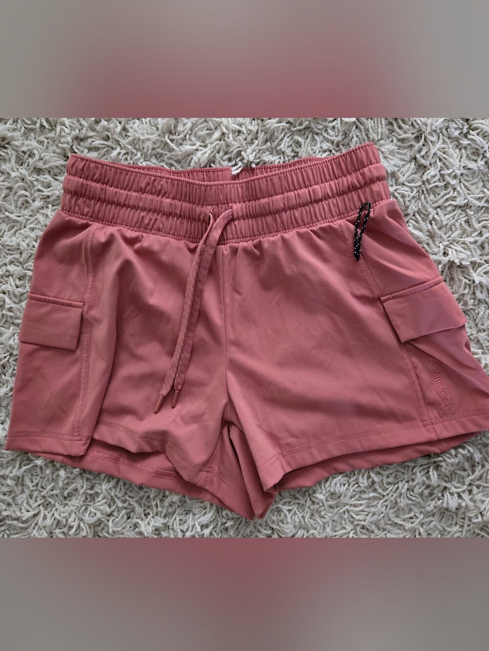 Avalanche Women's Dusty Rose Athletic Drawstring Shorts NWOT